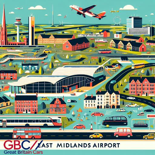 Cómo viajar desde el aeropuerto de East Midlands a áreas locales - Great Britain Cars