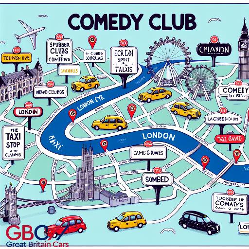 El circuito de la comedia: paradas de minicab en los mejores clubes de comedia de Londres - Great Britain Cars