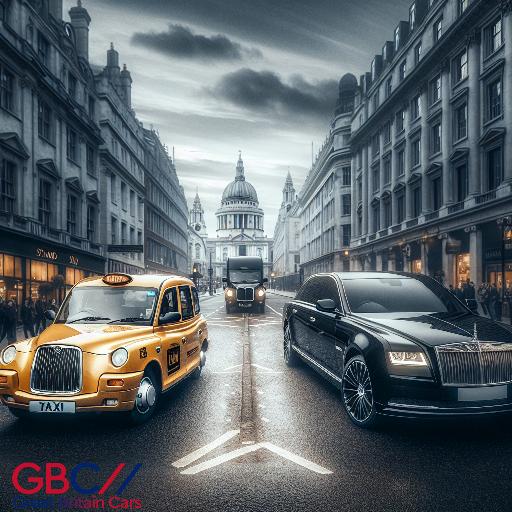 Elegir entre minicabs estándar y ejecutivos en Londres - Great Britain Cars