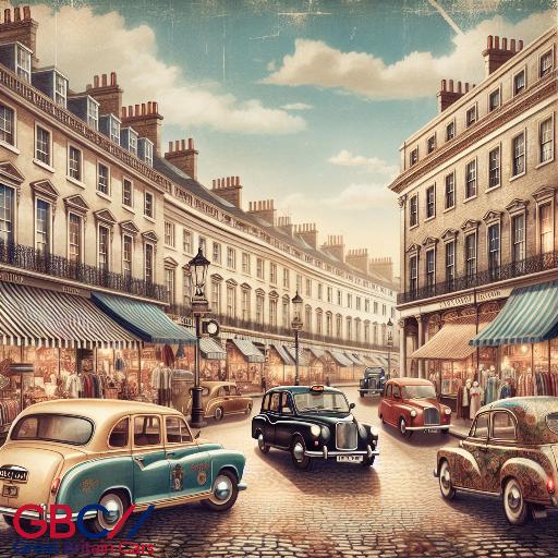 Escena vintage de Londres: rutas en minicab a tiendas y boutiques retro - Great Britain Cars