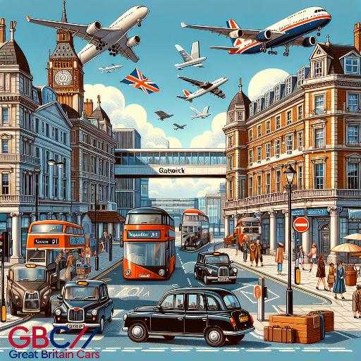 Traslado al aeropuerto de Gatwick: ¿Cómo contratar un minicab/minicab en el aeropuerto de Gatwick? - Great Britain Cars
